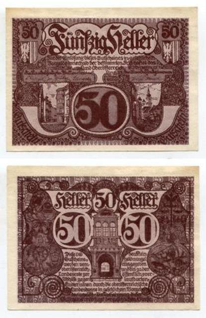 50 Heller (Oberösterreich) - ATK / 1920 / * 1/1