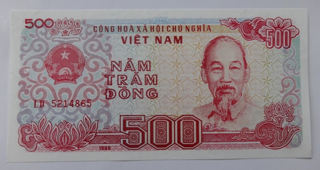 500 Dong - VND (Vietnam) / 1988 LD / * 0/0